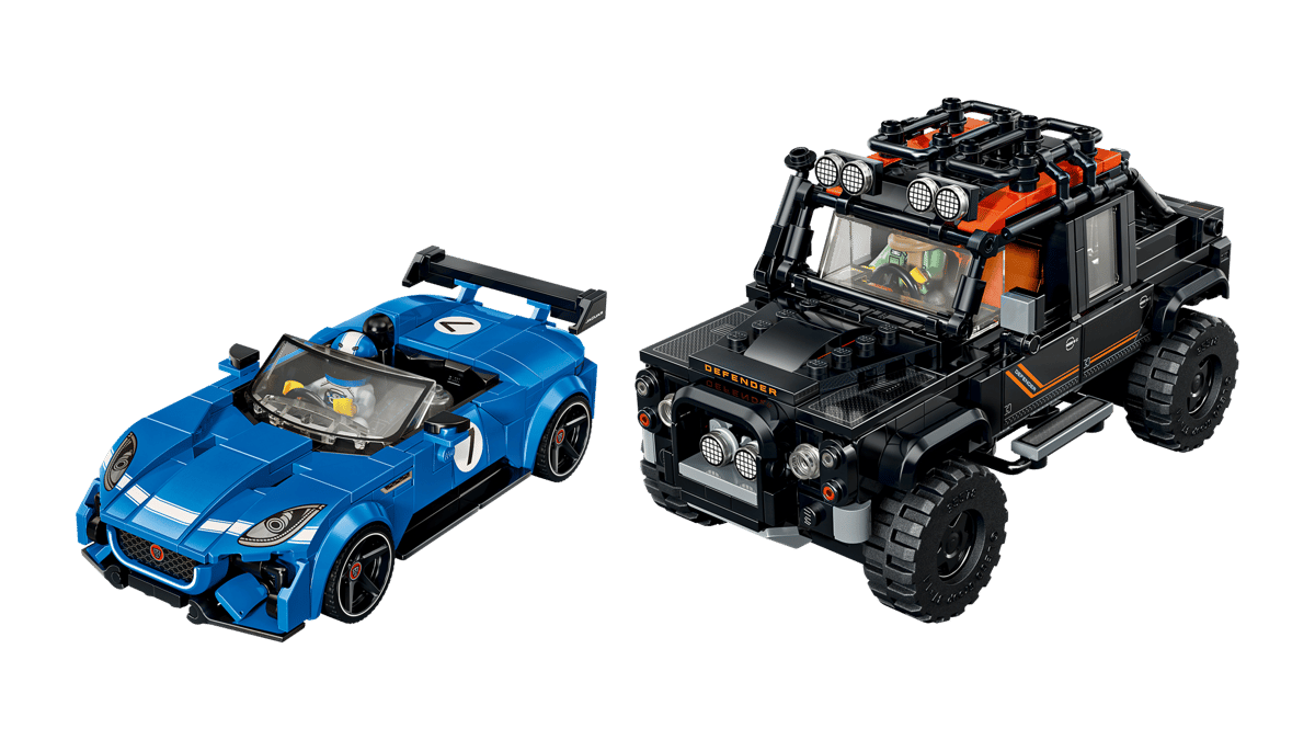 LEGO® Speed Champions 77264 Jaguar F-TYPE Project 7 & Land Rover Defender Classic - Bild 3