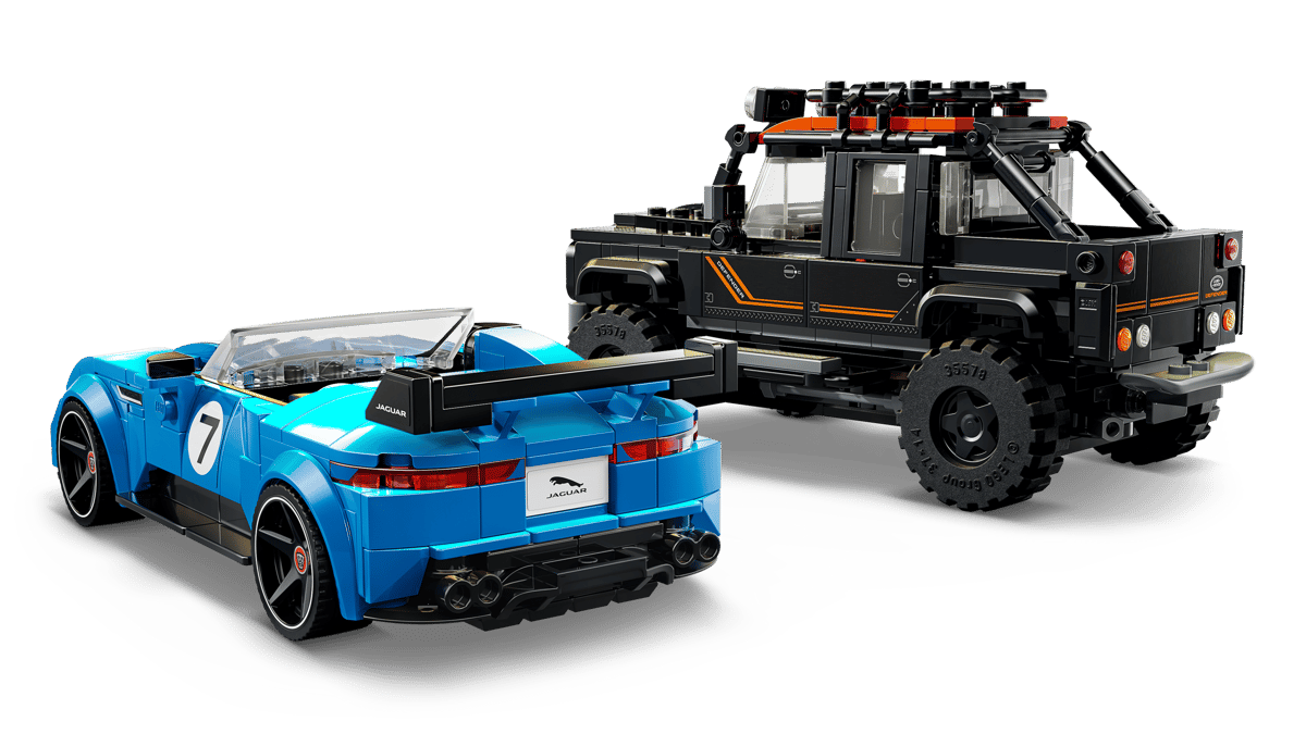 LEGO® Speed Champions 77264 Jaguar F-TYPE Project 7 & Land Rover Defender Classic - Bild 4