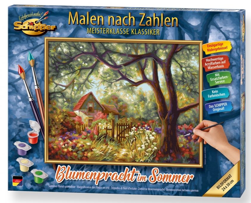 Schipper Blumenpracht im Sommer 24x30cm - Bild 1