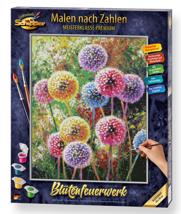Schipper Blütenfeuerwerk 40x50cm - Bild 1