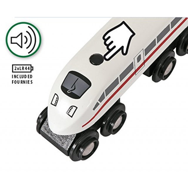 Brio Schnellzug mit Sound 3 teilig 33748 - Bild 2