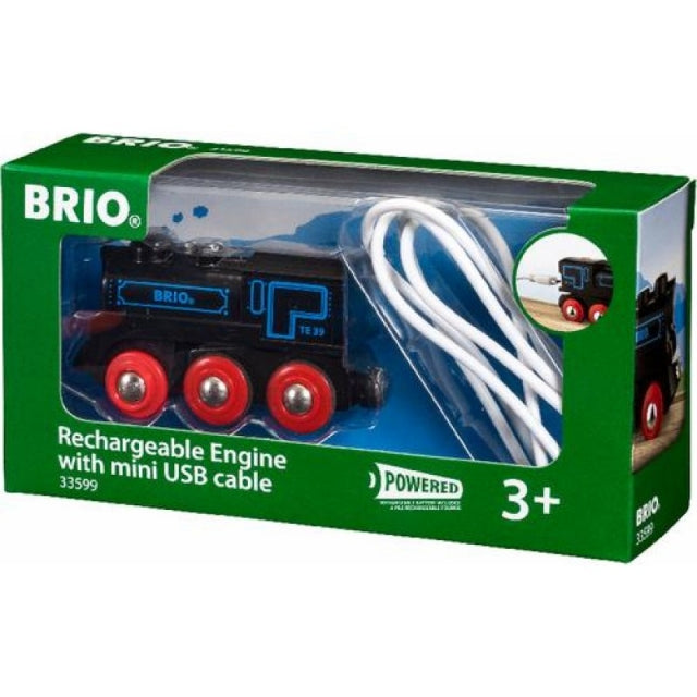 Brio Schwarze Akku-Lok mit Mini-USB 33599 - Bild 1