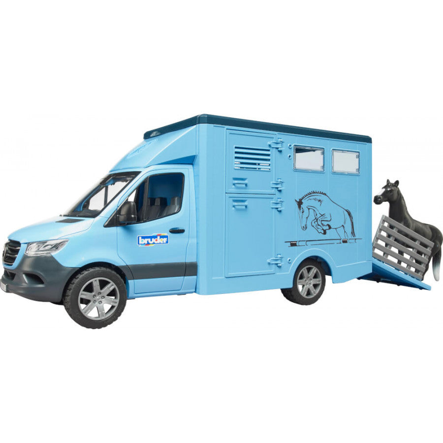 Bruder 02674 MB Sprinter Tiertransporter mit 1 Pferd - Bild 5
