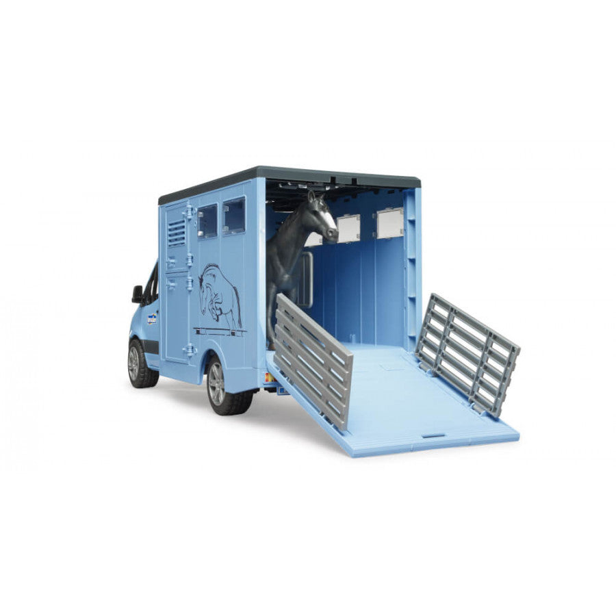 Bruder 02674 MB Sprinter Tiertransporter mit 1 Pferd - Bild 6