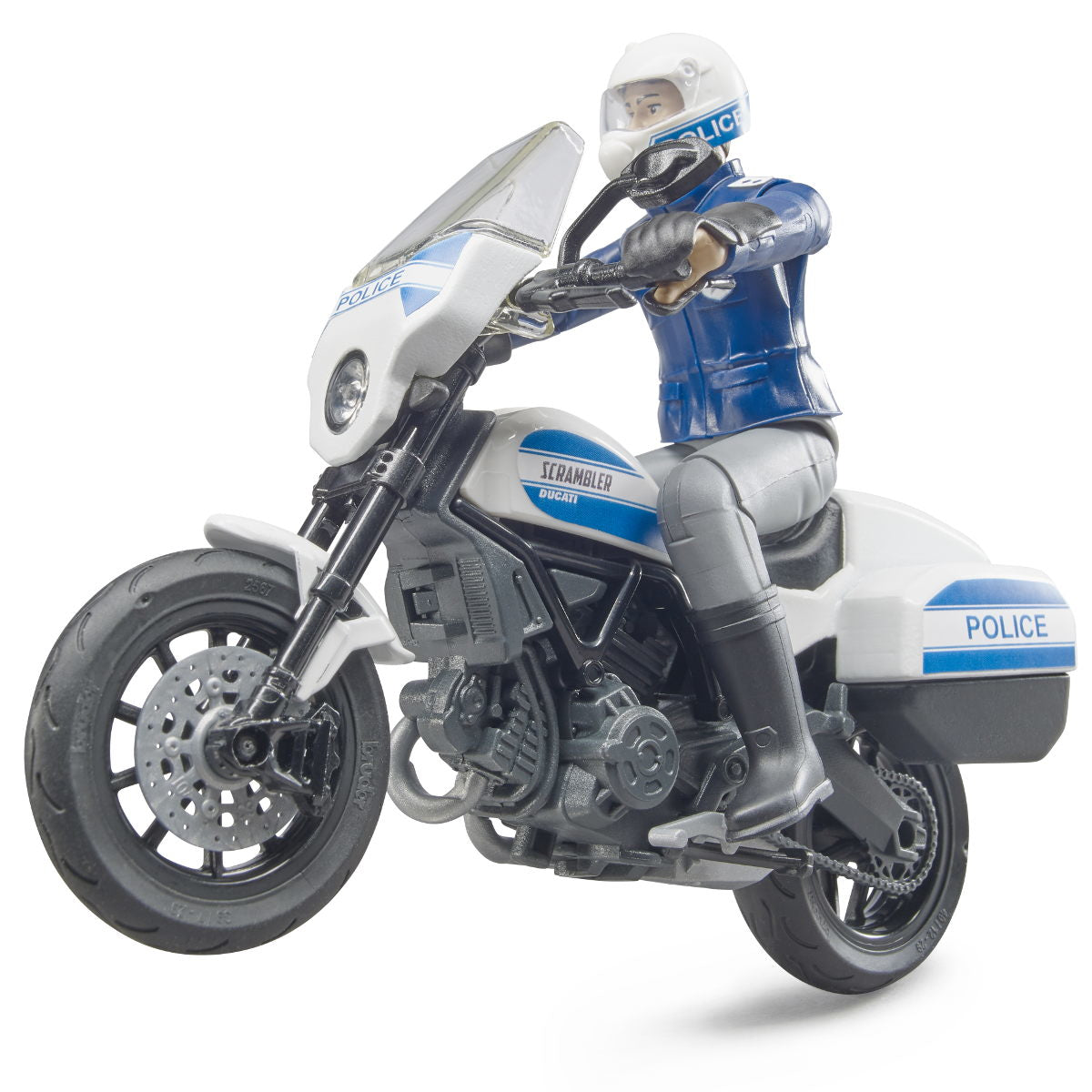 Bruder 62731 bworld Scrambler Ducati Polizeimotorrad - Bild 2