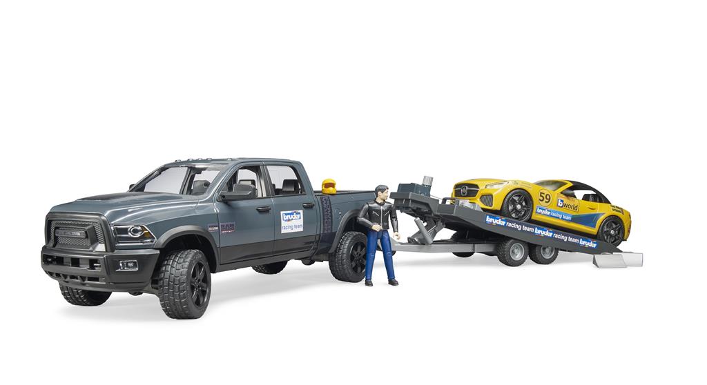 Bruder 02504 Power Wagon und Roadster Racing Team 1:16 - Bild 2