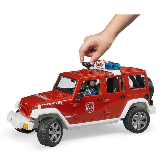 Bruder 02528 Jeep Wragler Rubicon Feuerwehrfahrzeug - Bild 2