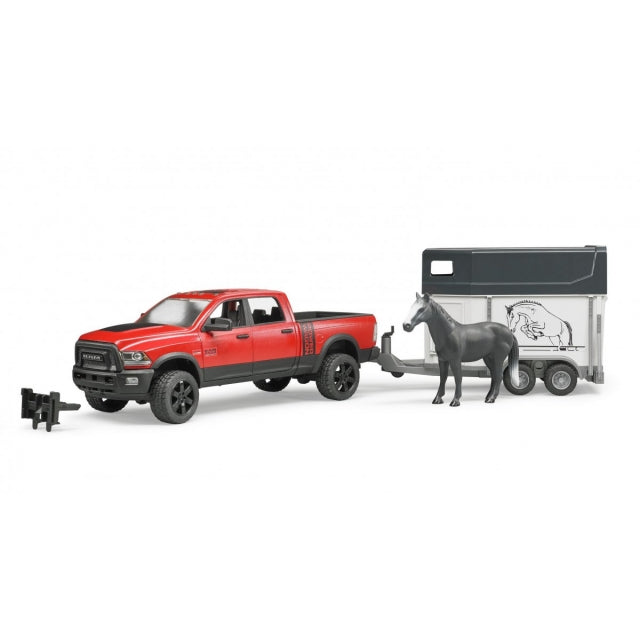 Bruder 02501 Power Wagon mit Pferdeanhänger - Bild 1