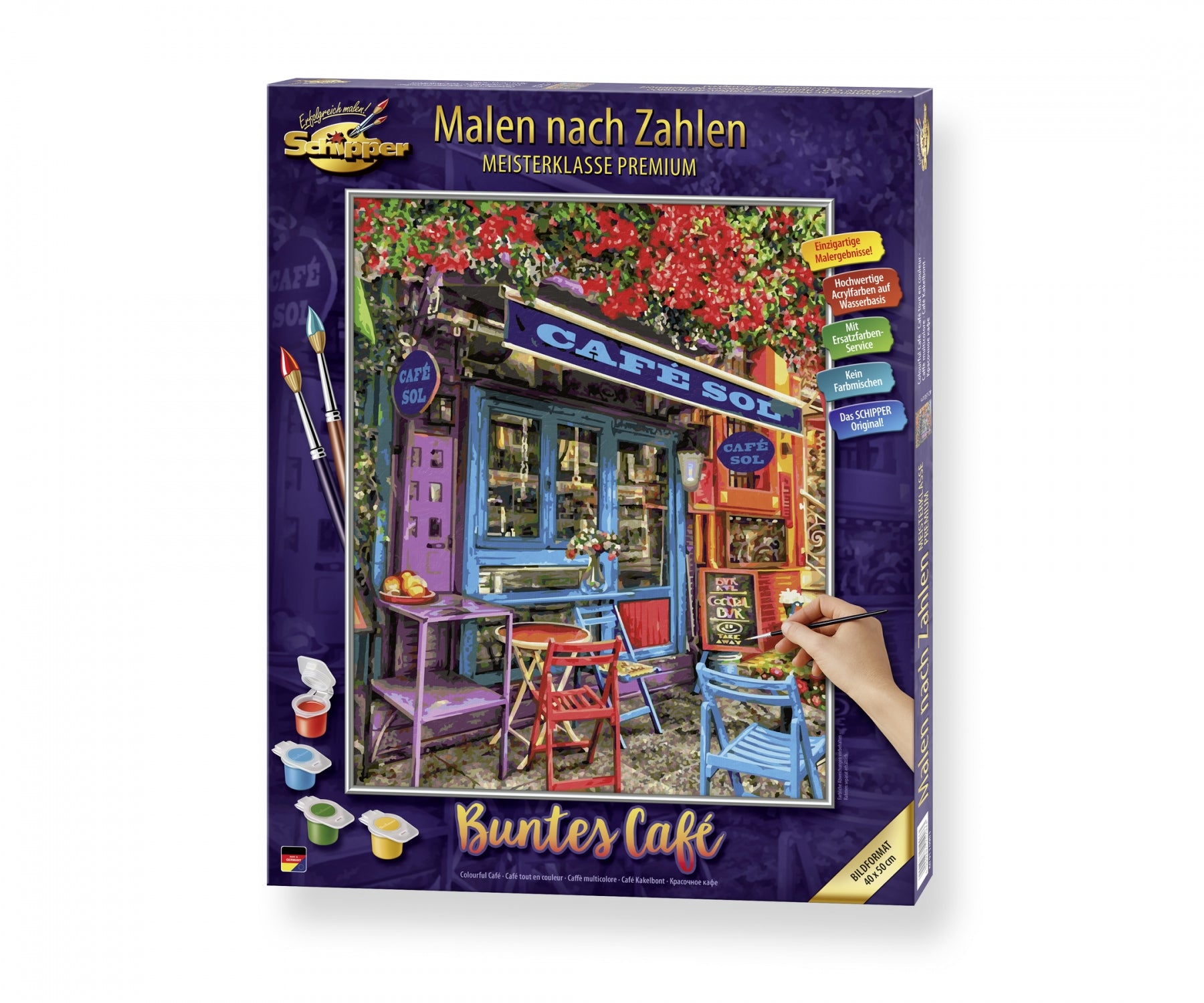 Schipper Buntes Café 40x50cm - Bild 1