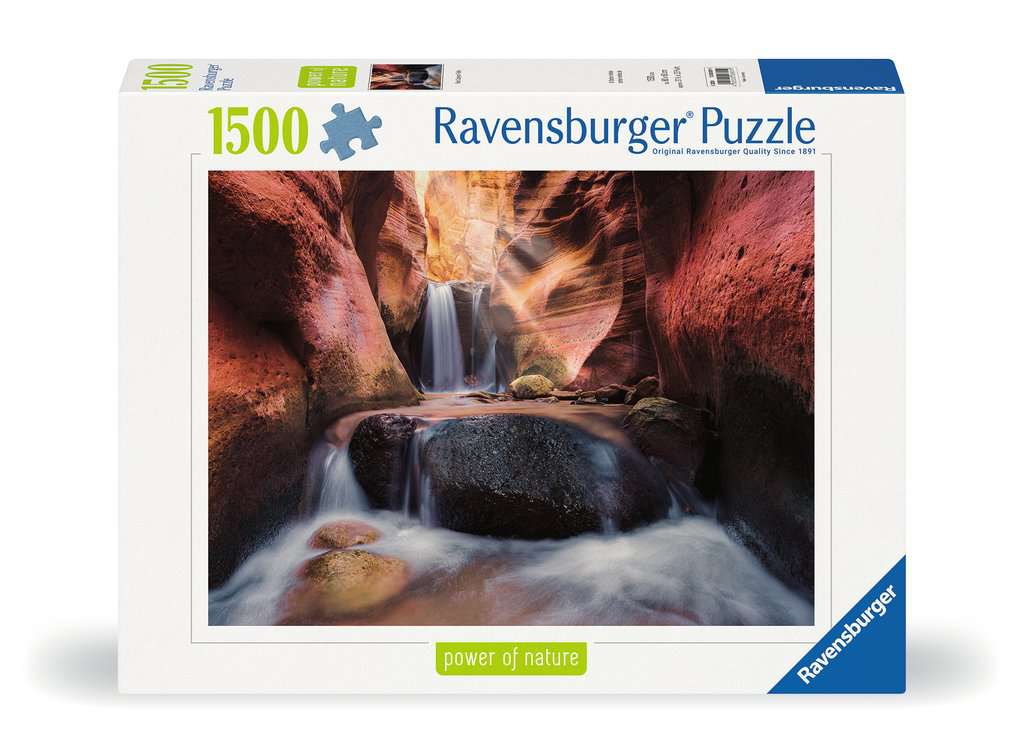 Puzzle 1500 Teile Red Canyon Wasserfall 00.801 - Bild 1