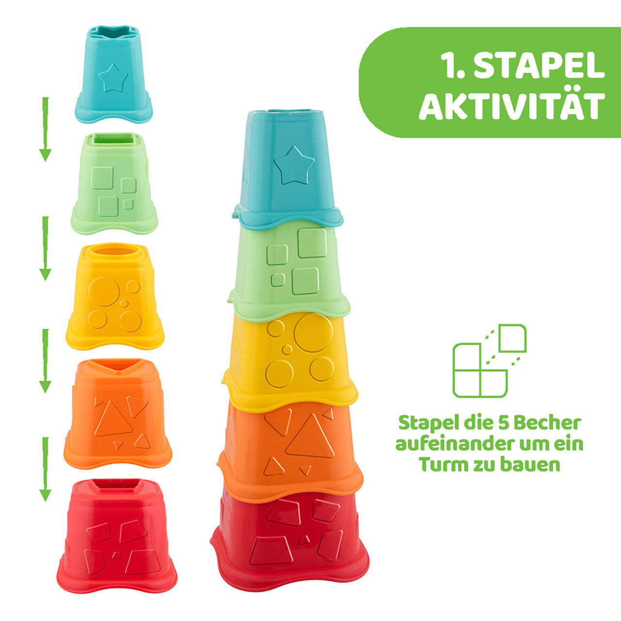 Chicco 2in1 Stapelbecher ECO+ - Bild 2