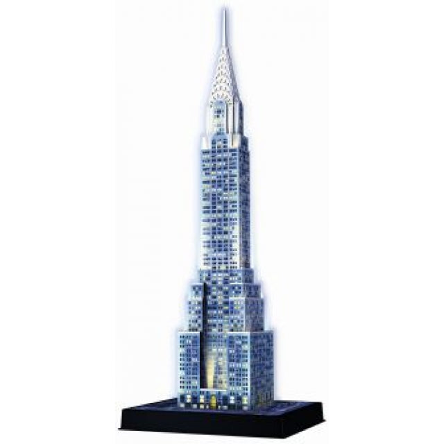 Chrysler Building Gebäude bei Nacht Puzzle - Bild 2