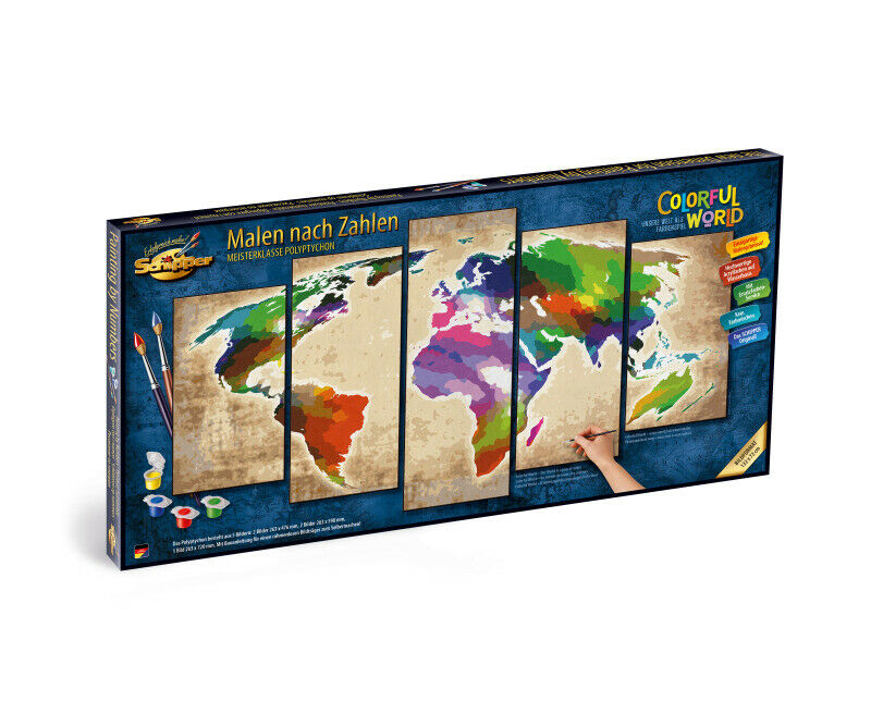 Schipper Colorful World Polyptychon 5 teilig - Bild 1