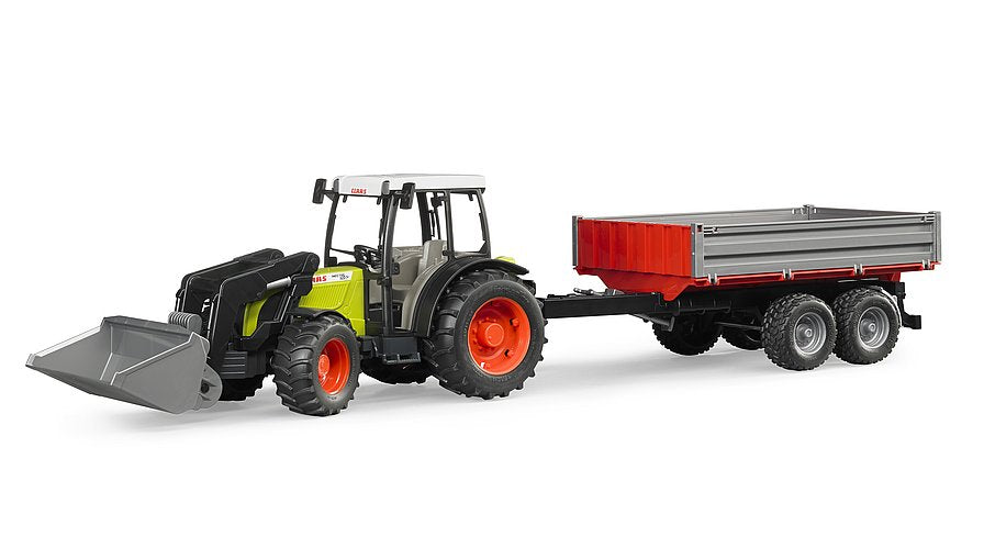 Bruder 02112 Claas Nectis plus Frontlader mit Anhänger - Bild 1