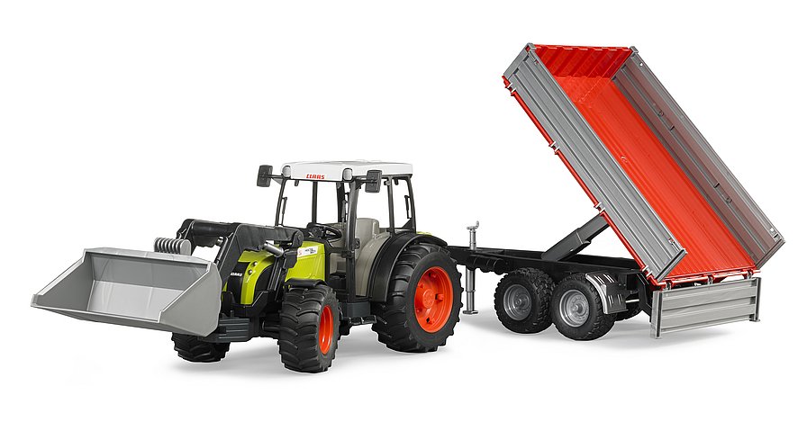 Bruder 02112 Claas Nectis plus Frontlader mit Anhänger - Bild 2
