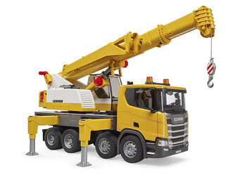 Bruder Scania Super 560R Liebherr Kran-LKW mit L+S Modul 03571