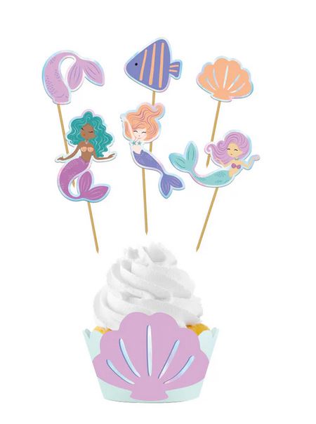 Mermaid Magic Cupcake Set mehrfarbig - Bild 1