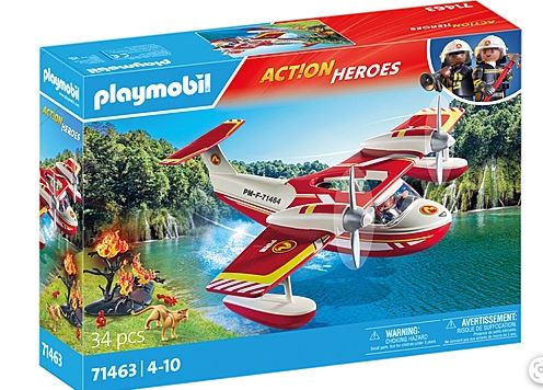 PLAYMOBIL Feuerwehrflugzeug mit Löschfunktion 71463 - Bild 1