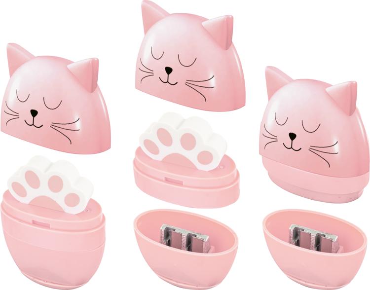 Stylex Spitzer mit Radiergummi "Katze" - Bild 4