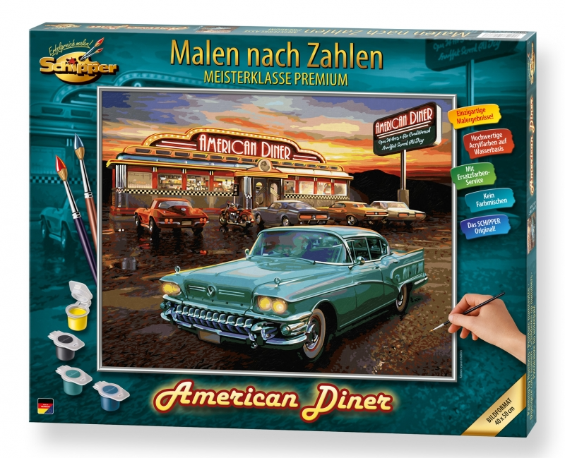 Schipper American Diner 40x50cm - Bild 1