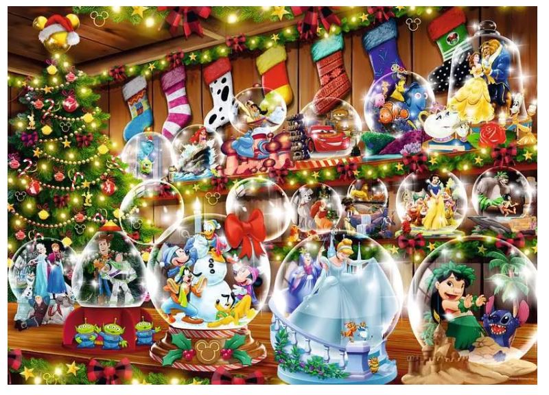 Puzzle 1000 Teile Disney World Schneekugelparadies 16.772 - Bild 2