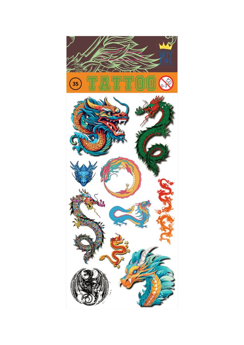 Tattoos Oriental Dragons - Bild 1