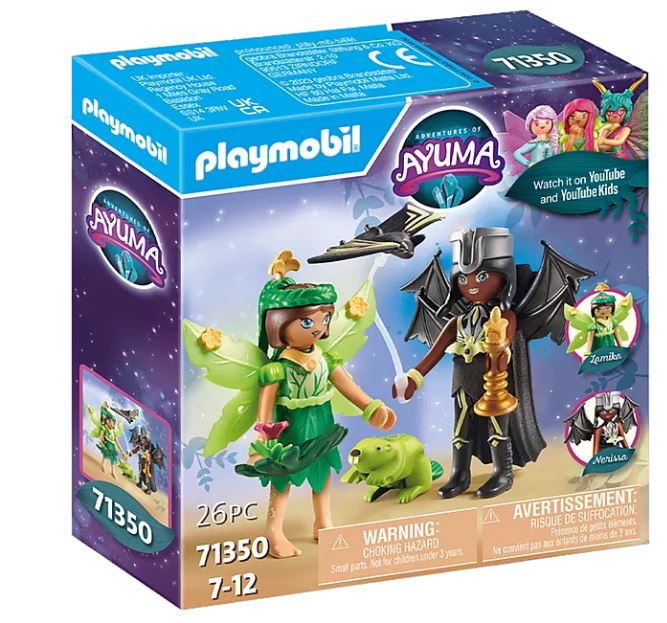 PLAYMOBIL Ayuma Forest Fairy & Bat Fairy mit Seelentieren - Bild 1