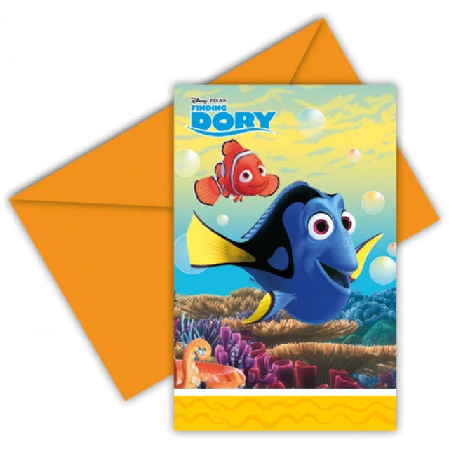Dory Einladungskarten 6 Stück - Bild 1