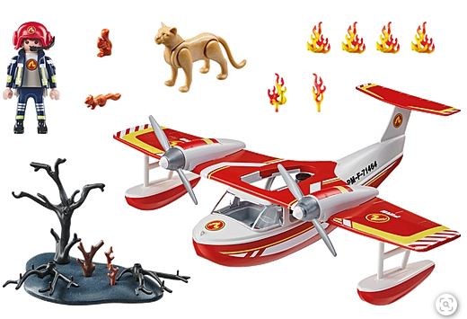 PLAYMOBIL Feuerwehrflugzeug mit Löschfunktion 71463 - Bild 3