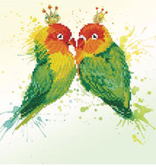 Diamond Painting Verliebte Vögel