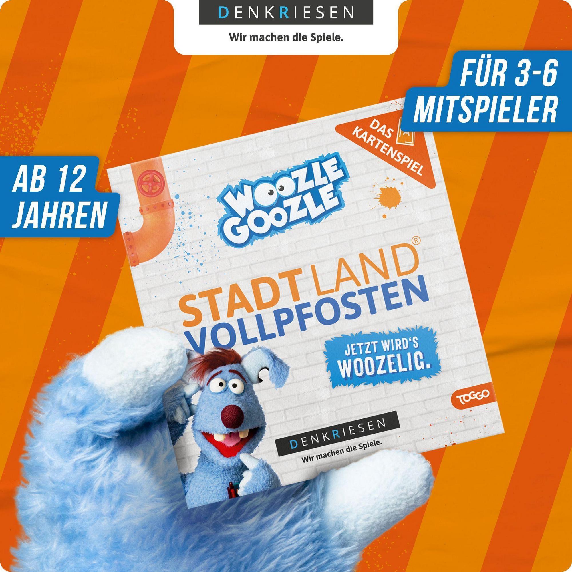 Denkriesen - Stadt, Land, Vollpfosten - Das Kartenspiel Woozle Goozle - Bild 2