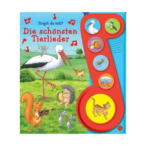 Die schönsten Tierlieder - Liederbuch mit 6 Melodien