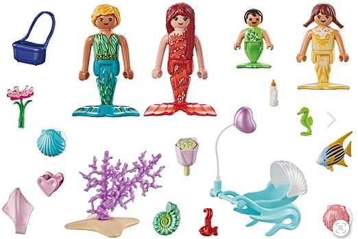 PLAYMOBIL Liebevolle Meerjungfrauenfamilie 71469 - Bild 2