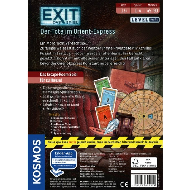 Exit Das Spiel Der Tote im Orientexpress von Kosmos - Bild 2