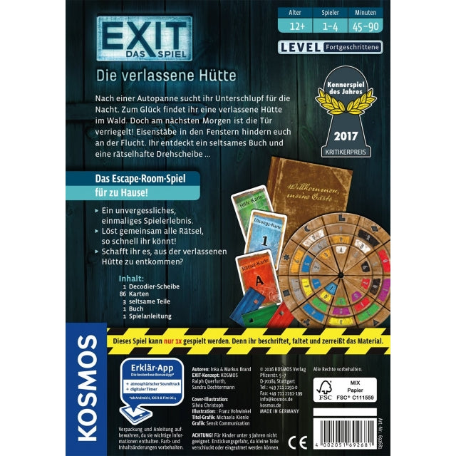 Exit Das Spiel Die verlassene Hütte - Bild 2