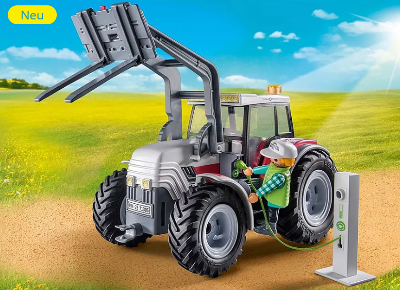 PLAYMOBIL Grosser Traktor 71305 - Bild 4