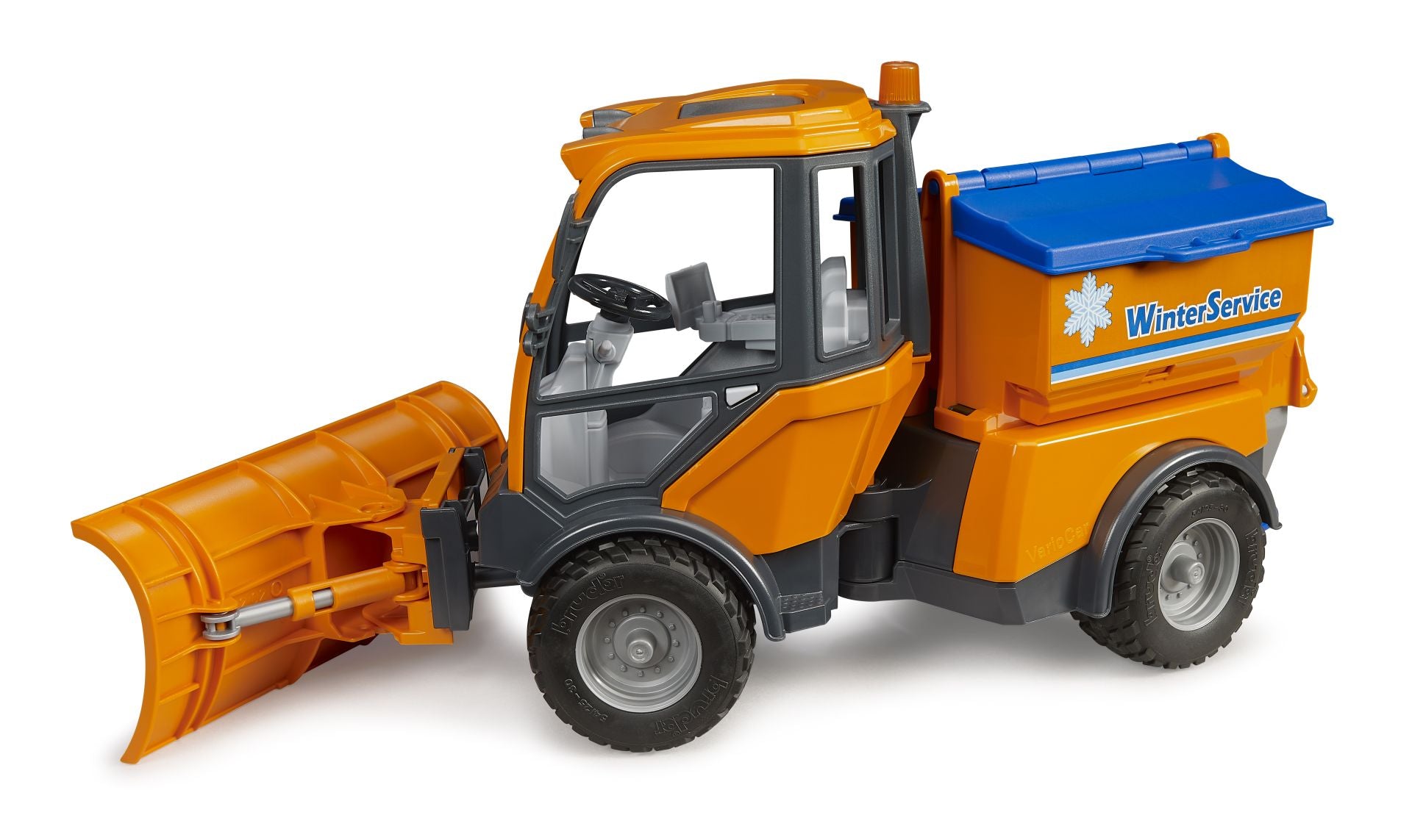 Bruder 02690 VarioCar Winterdienst mit Räumschild und Streuer - Bild 5