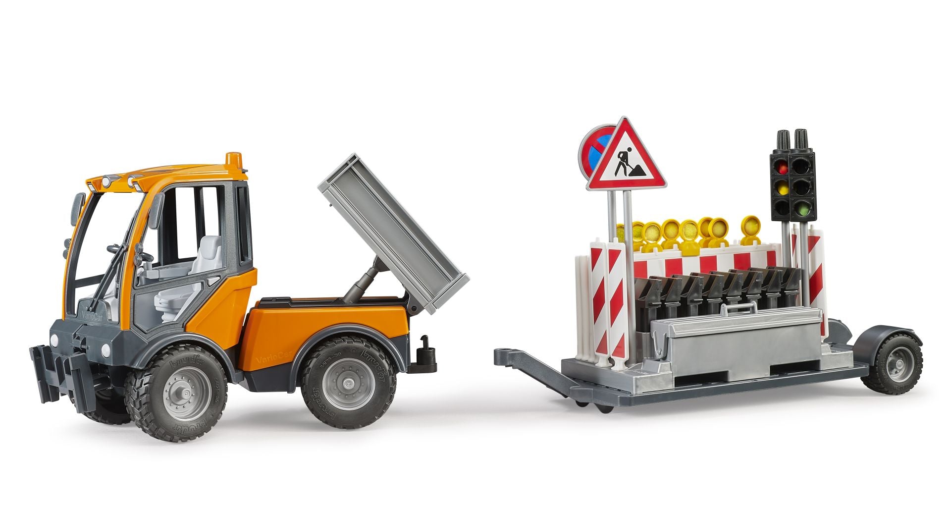 Bruder 02693 VarioCar Strassensicherung mit Anhänger und Verkehrssicherungsset - Bild 3