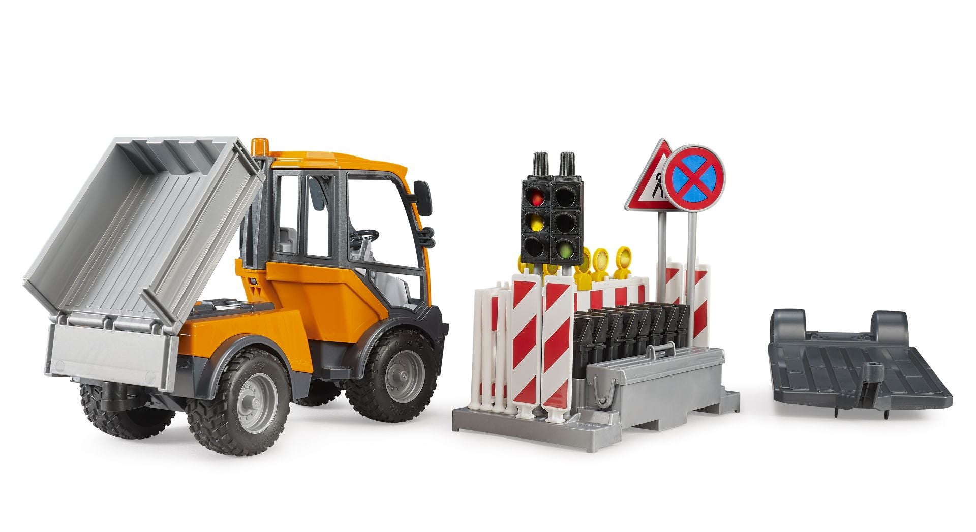 Bruder 02693 VarioCar Strassensicherung mit Anhänger und Verkehrssicherungsset - Bild 5