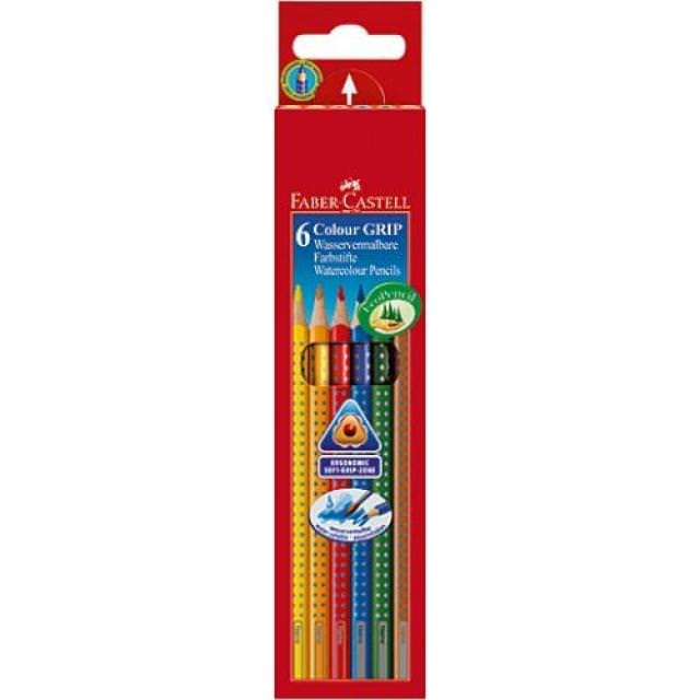 Faber Castell Grip Farbstifte 6er - Bild 1