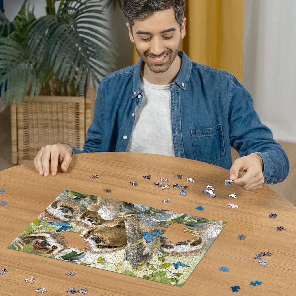 Puzzle 500 Teile Faultier Selfie 00.203 - Bild 3