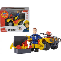 Feuerwehrmann Sam Mercury Quad mit Figur