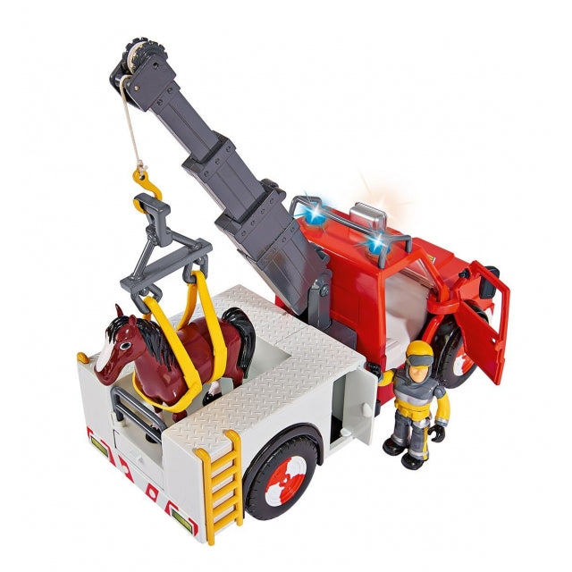 Feuerwehrmann Sam Phoenix mit Figur und Pferd - Bild 3