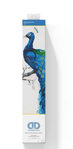 Diamond Painting Blauer Pfau - Bild 2