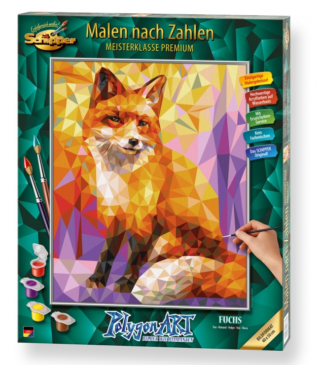 Schipper Polygon Art Fuchs - Bild 1