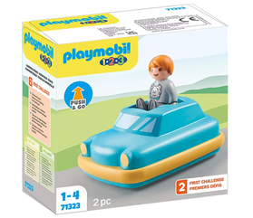 PLAYMOBIL 1 2 3 Push & Go Car