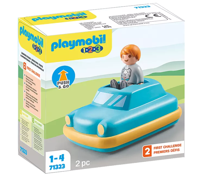 PLAYMOBIL 1 2 3 Push & Go Car - Bild 1