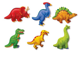 Fluorescent Dinosaurier Gips- und Malset