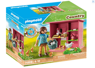 PLAYMOBIL Hühner mit Küken 71308