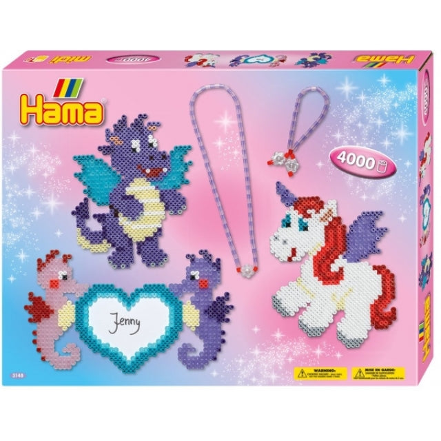 HAMA Geschenkpackung Drachenfreunde mit 4.000 Perlen - Bild 1